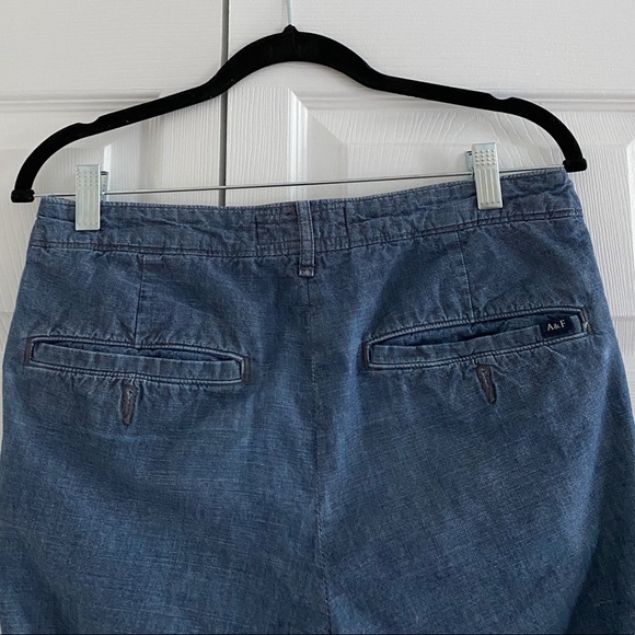 Abercrombie &Fitch Mens Cotton Pant Blue W28/L30 ALSU00575 - Picture 4 of 7